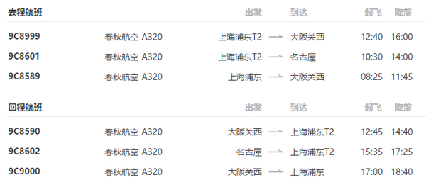 大阪直飞上海往返机票一般多少钱？上海744多久一班