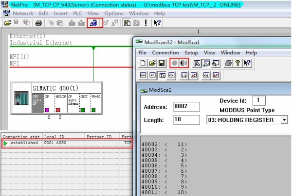modscan连接时显示tcp连接终止？（tcp超时 多久关闭）