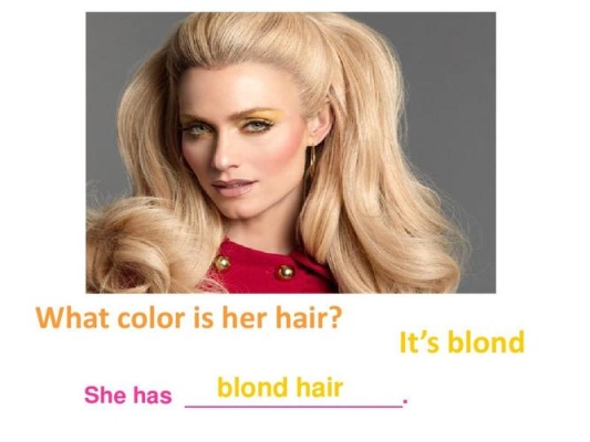 头发的英语hair怎么读？（blond怎么读）
