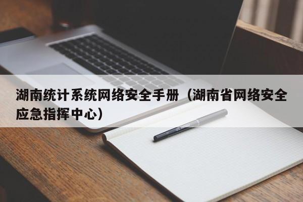 湖南统计系统网络安全手册（湖南省网络安全应急指挥中心）
