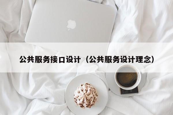 公共服务接口设计（公共服务设计理念）