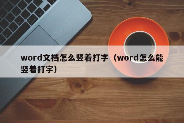 word文档怎么竖着打字（word怎么能竖着打字）